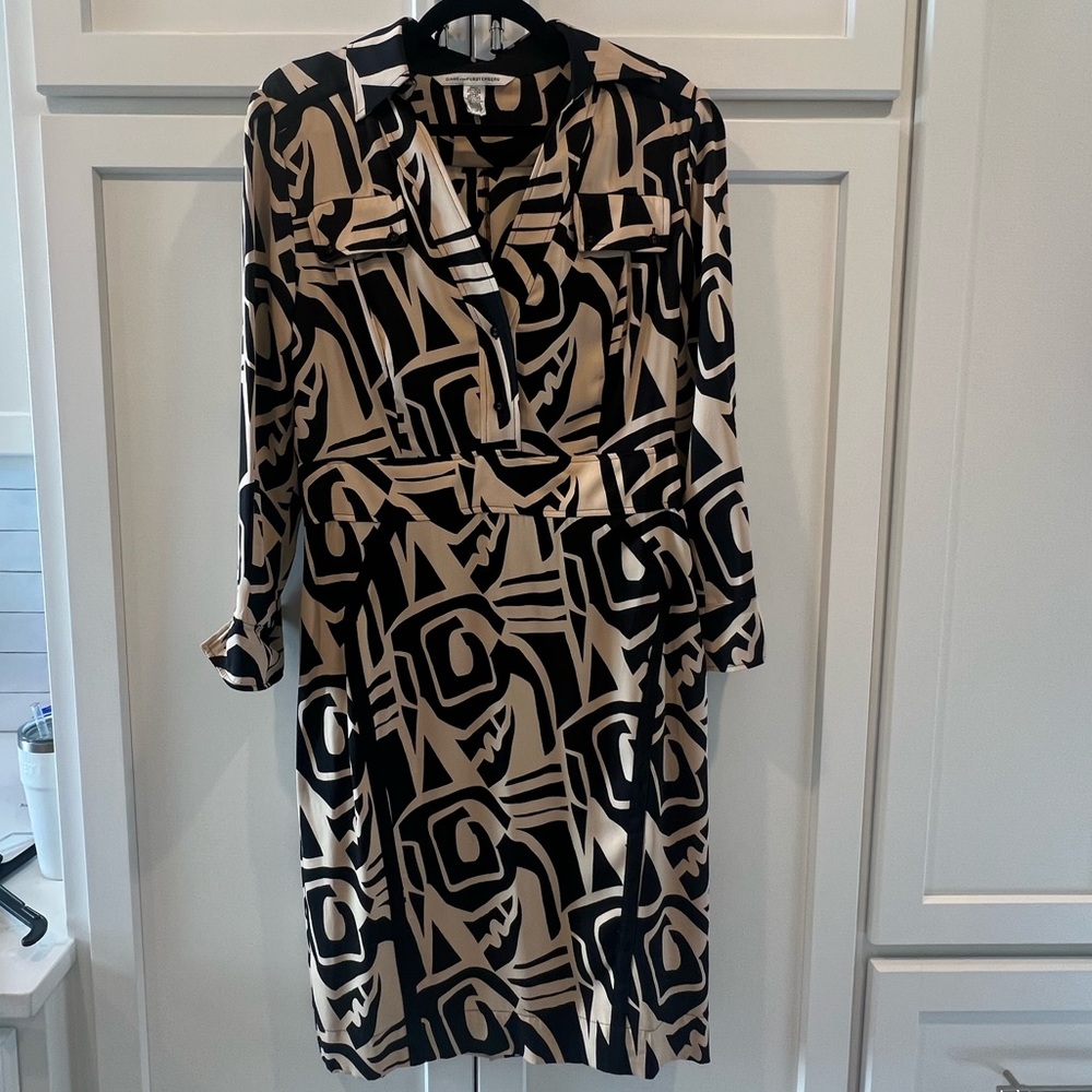 🖤Designer DVF Classic Leja Silk Dress🖤